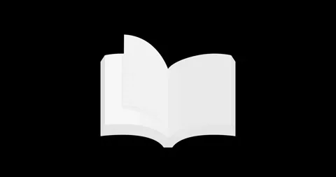 Books opened page Stock Footage 300320806