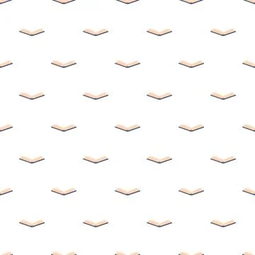 Books pattern creating a repeating education background Stock Illustration