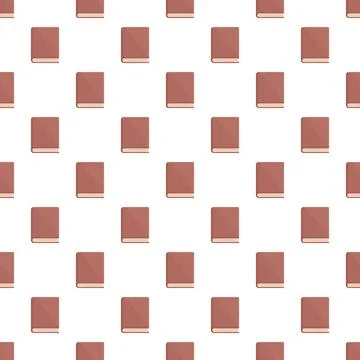 Books pattern repeating on a white background 스톡 일러스트