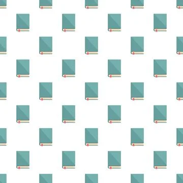 Books pattern showing endless learning and education Stock Illustration