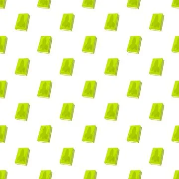 Books with rocket illustration seamless pattern background 스톡 일러스트