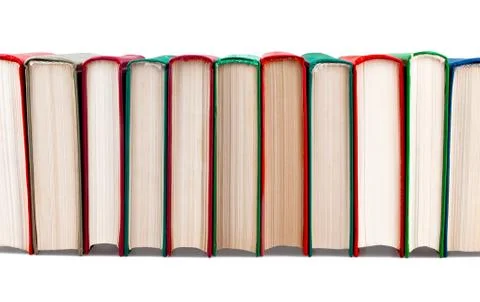 Books in row Stock Photos