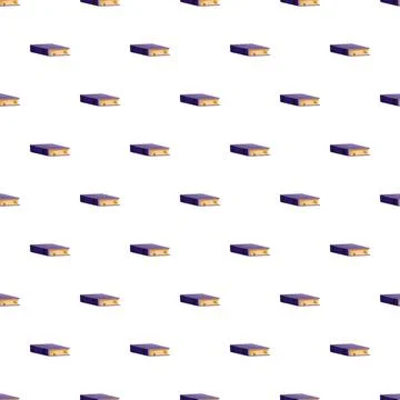 Books seamless pattern representing reading and education concept Stock Illustration