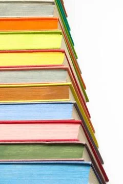 Books Stack of colored hard covered used books Copyright: xZoonar.com/Lakh... Foto stock