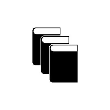 Books Stack Flat Vector Icon イラスト素材