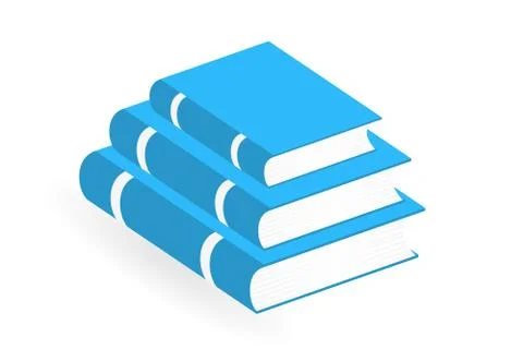 Books Stack Icons. Vector Isolated Pictogram  for Your Design Illustrazione stock
