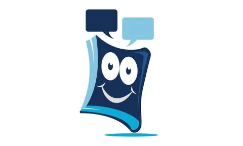 Books Stack Logo Design Template Vector Illustrazione stock