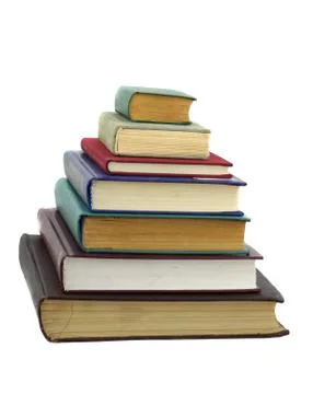 Books in stack Stock Photos