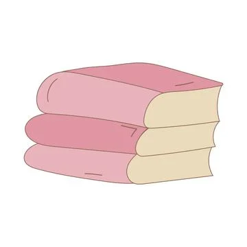 Books stack read science study icon element Stock Illustration