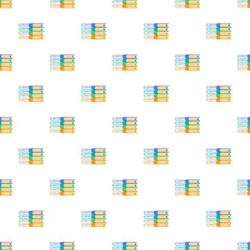 Books stack seamless pattern for literature background 스톡 일러스트