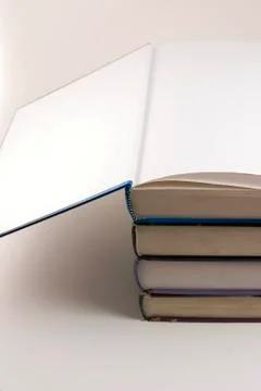 Books stacked up Foto stock