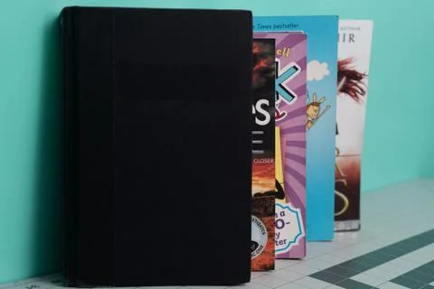 Books stacked to study read Stock Photos