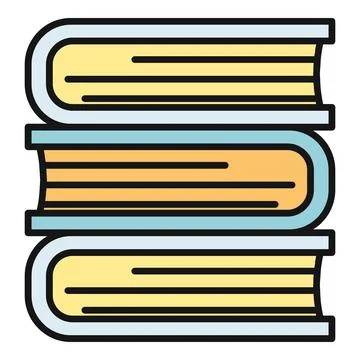 Books stacking representing knowledge education and learning Illustrazione stock