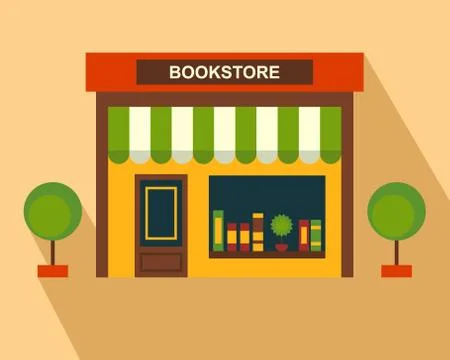 Books Store Stock Illustration