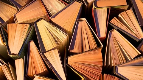 Books on the table. Background. Stockbeeldmateriaal 98494071