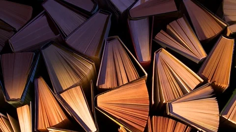 Books on the table. Background. Stockbeeldmateriaal 98494949