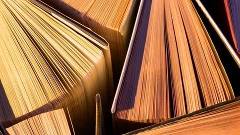 Books on the table. Background. Stockbeeldmateriaal 98495004