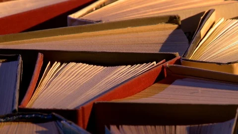 Books on the table. Background. Stockbeeldmateriaal 98496109