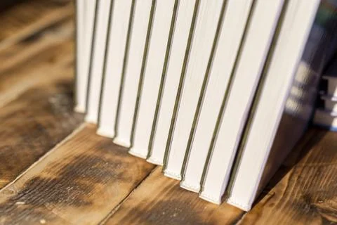 The books on the table Stock Photos