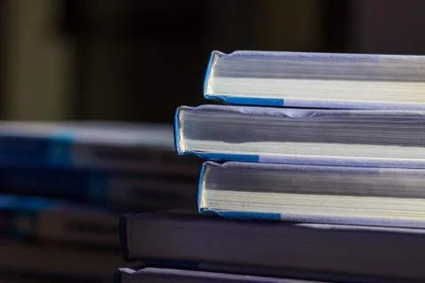 The books on the table Stock Photos