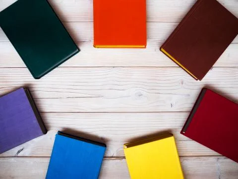 Books on the table Stock Photos