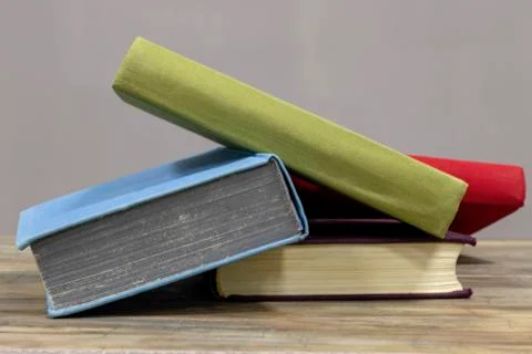 The books on the table. Stock Photos