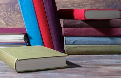 The books on the table. Stock Photos