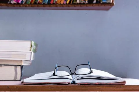 Books on table Stock Photos