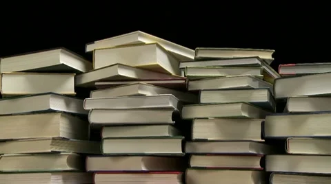 Books time lapse Stock Footage 10634046