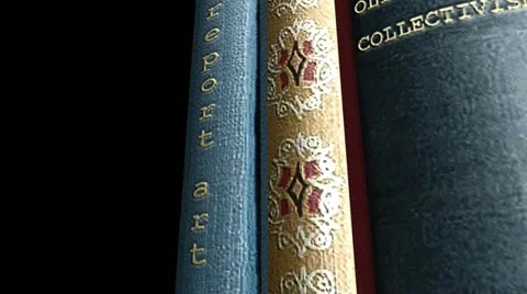 Books Transition HD Stock Footage