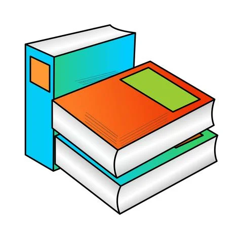 Books vector Stock Illustration
