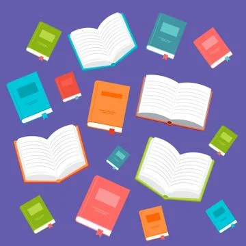 Books vector illustration Stock Illustration