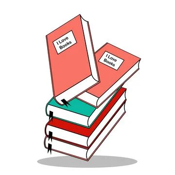 Books vector illustration Stock Illustration