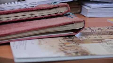 Bookshelf 9 Video stock 322054632