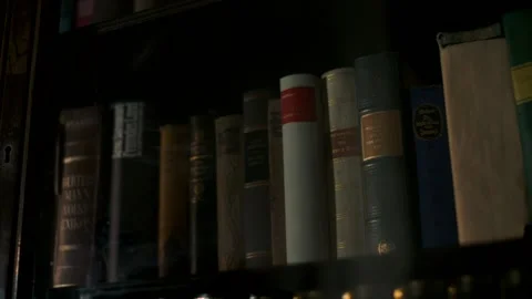 Bookshelf Vídeos de archivo 147982618