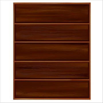 Bookshelf Stock Illustration