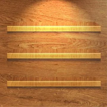 Bookshelf Stock Illustration