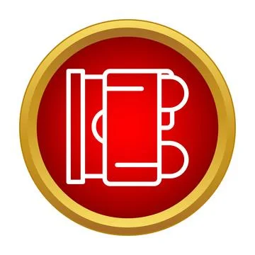 Bookshelf line delivering educational information icon イラスト素材