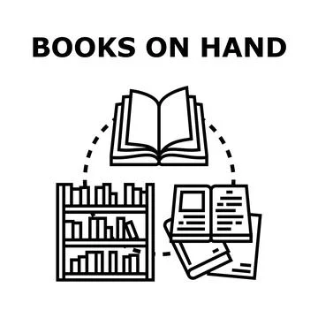 Bookshelf with open book representing knowledge and education Stock Illustration