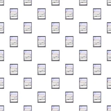 Bookshelf pattern for library, education, and study themes Stock Illustration