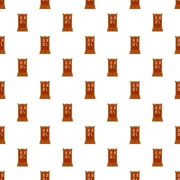 Bookshelf patterned background representing education and knowledge 스톡 일러스트
