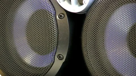 Bookshelf speakers Stock Footage 10598965