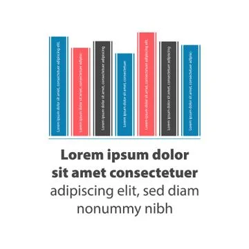 Bookshelf vector illustration Stock Illustration