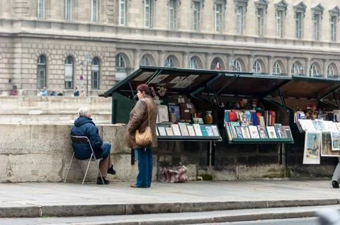 Bookstall, Paris Stock Photos