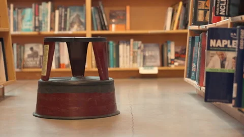 Bookstore 4 Video stock 233216422