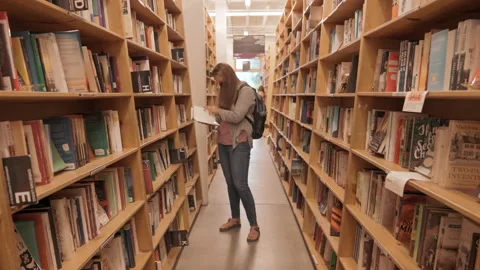 Bookstore 5 Stock Footage 233216421