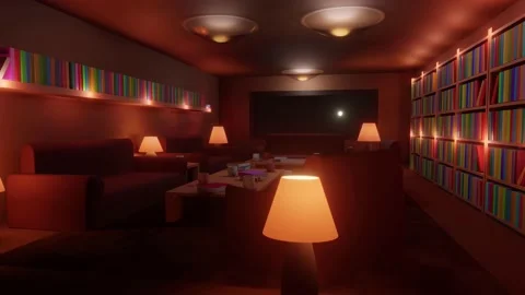 Bookstore Cafe Stock-Footage 230271799