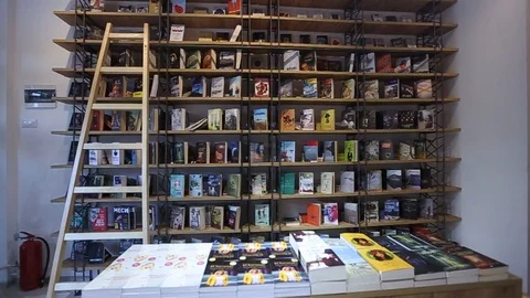 Bookstore Stock Footage 118151332