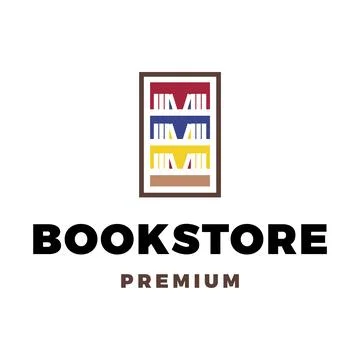 Bookstore Icon Vector Logo Template Illustration Design Stock Illustration