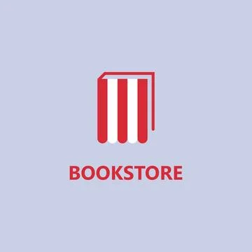 Bookstore logo Stock Illustration